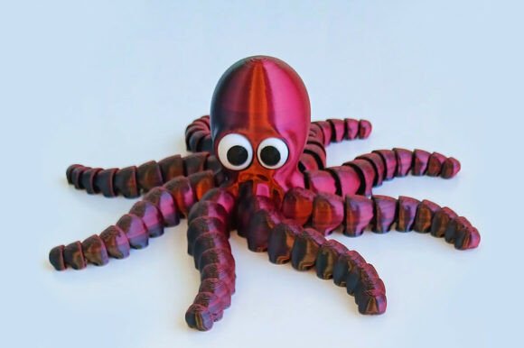 Download Articulated Octopus – Flexible 3D Model - Octopus Collection