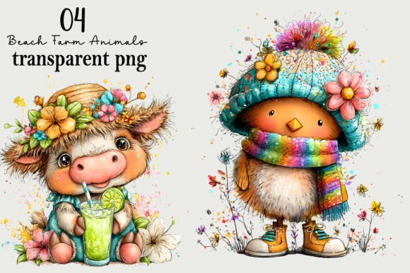 Download Beach Farm Animals PNG Clipart - Farm animals Collection